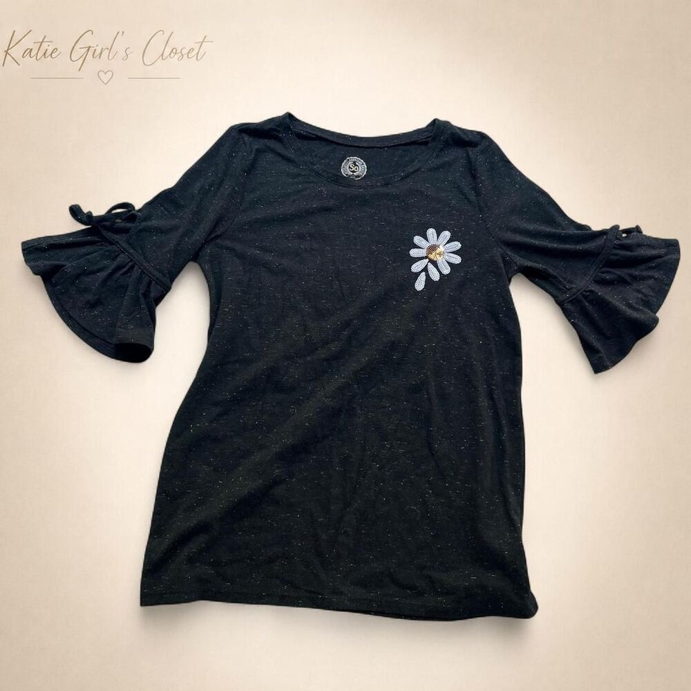 So-clothing Women's Black Crop-top